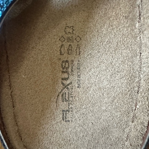 Spring Step Shoes Flexus Delphis Women's Slide Sandals NAVY MULTI - Picture 3 of 6